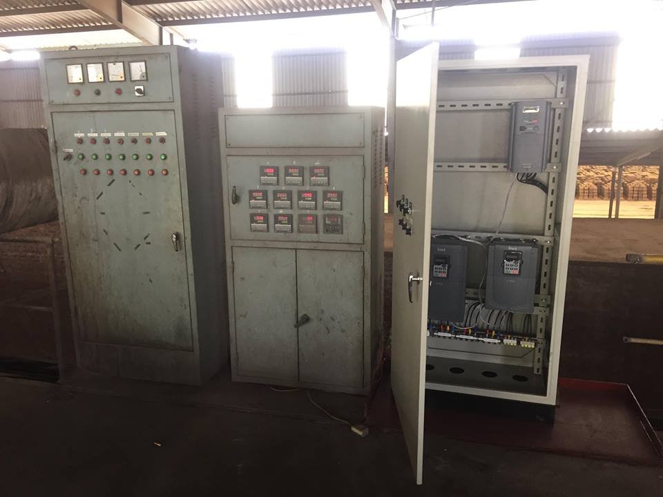 Lắp đặt tủ biến tần điều khiển quạt hút gió cho nhà máy gạch